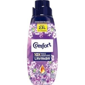 Amaciante para Roupas Concentrado Comfort Lavanda Frasco com 500ml