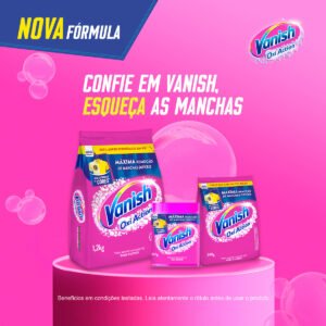 Tira Manchas Vanish Pó Oxi Action 400g Refil Econômico - Imagem 4