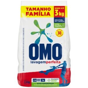 Omo Sabão Em Pó Lavagem Perfeita 2,4kg Pacote