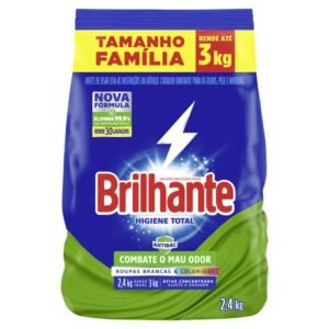 Sabão Em Pó Brilhante 2,4kg Higiene Total Floral