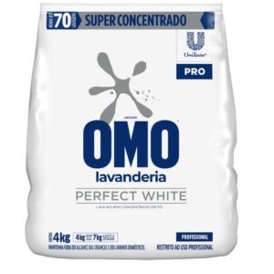 Sabão Em Pó Omo Lavanderia Profissional Perfect White 4 Kg