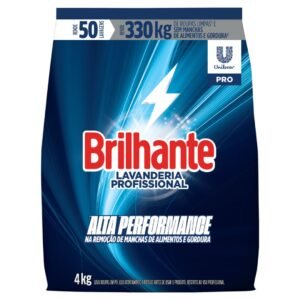 Sabão em Pó Profissional 4kg Brilhante Alta Performance