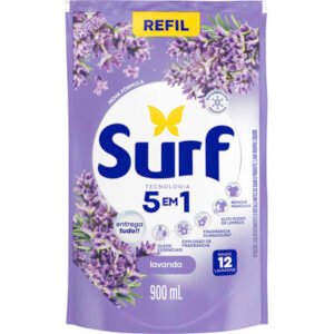 Sabão Líquido 5 Em 1 Surf Lavanda 900 Ml Refil